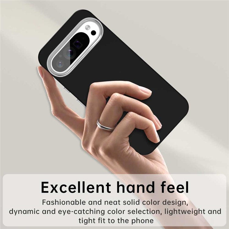 For Google Pixel 9 / 9 Pro Case TPU + TPE Anti Drop Protection Phone Cover - Black