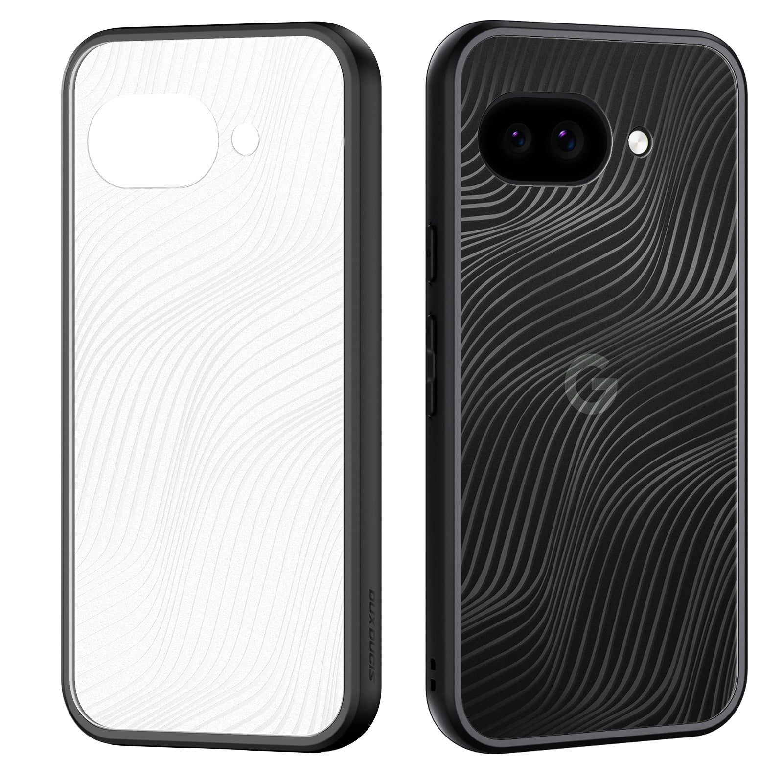 For Google Pixel 9a Case DUX DUCIS Aimo Series TPU+PC Matte Drop-proof Phone Cover (REACH Certification) - Black