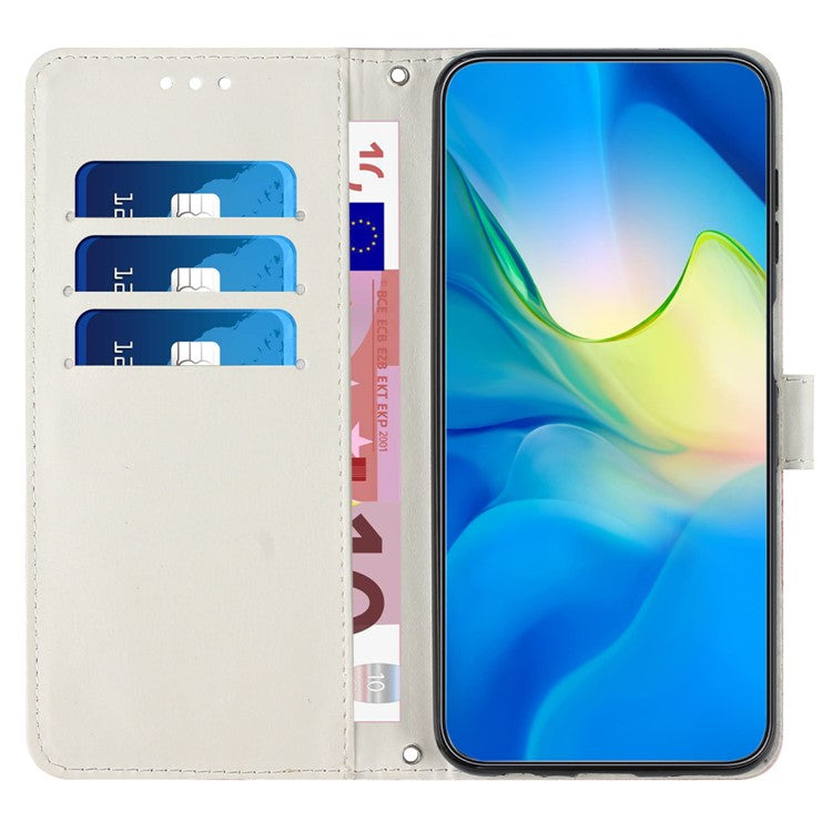 Stand Case for Xiaomi Redmi 14C 4G / 14R 5G / A3 Pro 4G / Poco C75 4G Marble Pattern PU Leather Wallet Phone Cover - Blue  /  Green