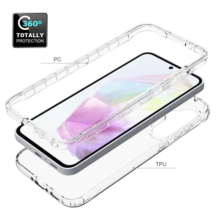 For Samsung Galaxy A56 5G / A36 5G Case TPU PC 2 in 1 Dropproof Clear Phone Cover