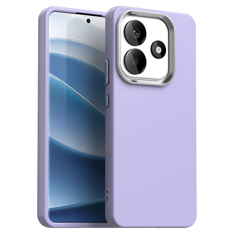 For Xiaomi Redmi Note 14 5G Case TPU + TPE Anti Drop Protection Phone Cover - Purple