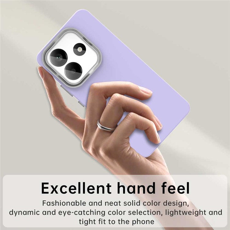 For Xiaomi Redmi Note 14 5G Case TPU + TPE Anti Drop Protection Phone Cover - Purple