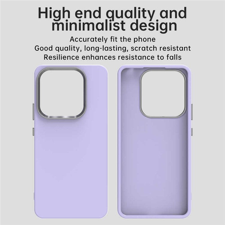 For Xiaomi Redmi Note 14 5G Case TPU + TPE Anti Drop Protection Phone Cover - Purple