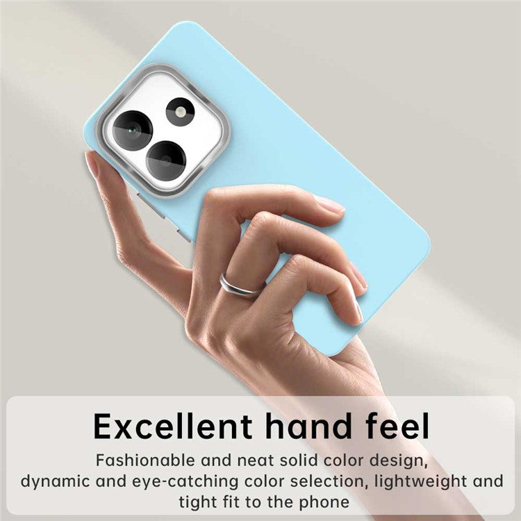 For Xiaomi Redmi Note 14 5G Case TPU + TPE Anti Drop Protection Phone Cover - Blue