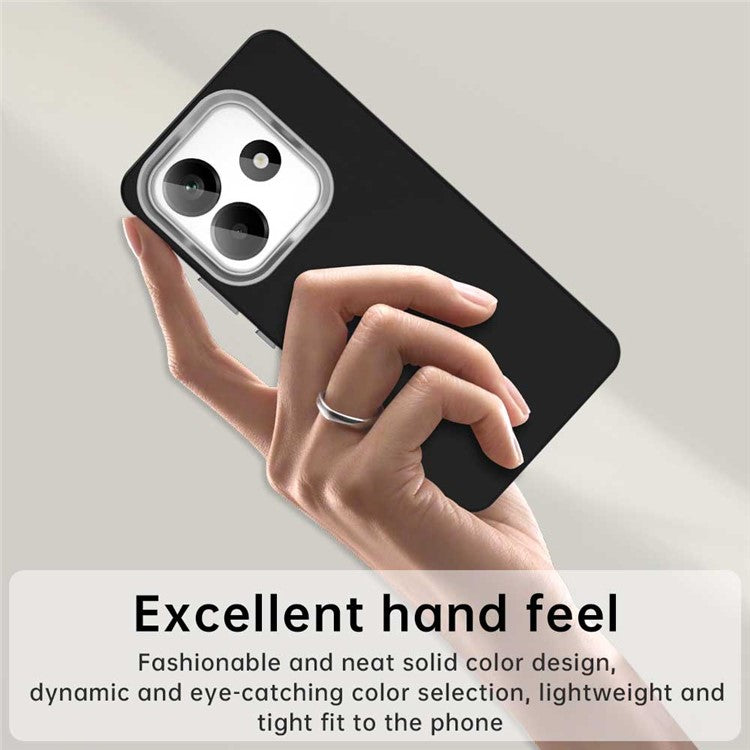 For Xiaomi Redmi Note 14 5G Case TPU + TPE Anti Drop Protection Phone Cover - Black