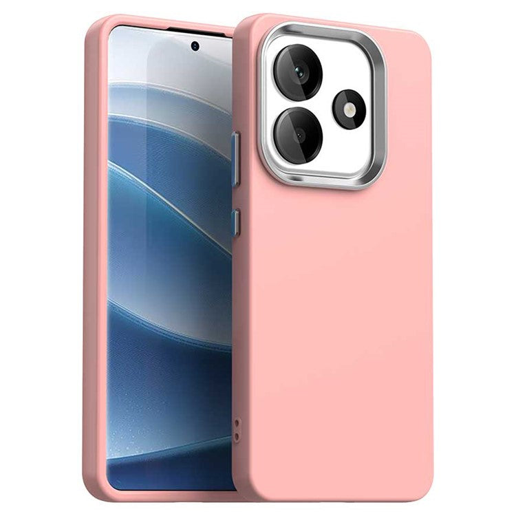 For Xiaomi Redmi Note 14 5G Case TPU + TPE Anti Drop Protection Phone Cover - Pink