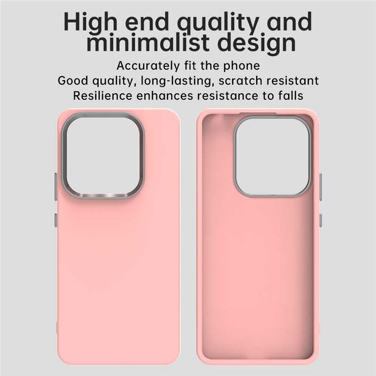 For Xiaomi Redmi Note 14 5G Case TPU + TPE Anti Drop Protection Phone Cover - Pink