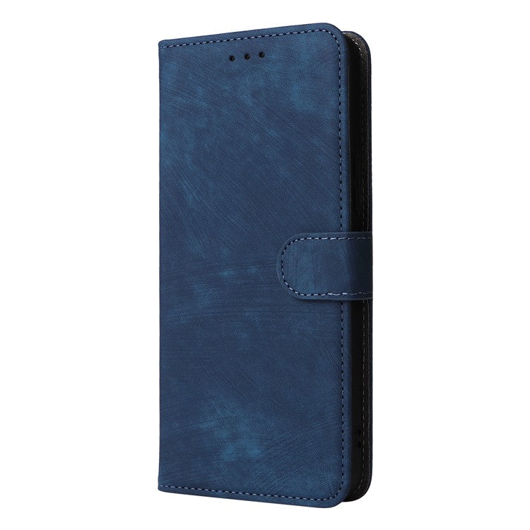 Wallet Phone Case for vivo V40 SE 5G 80W / V40 Lite (Indonesia) 4G / 5G RFID Blocking PU Leather Cover Stand View - Blue