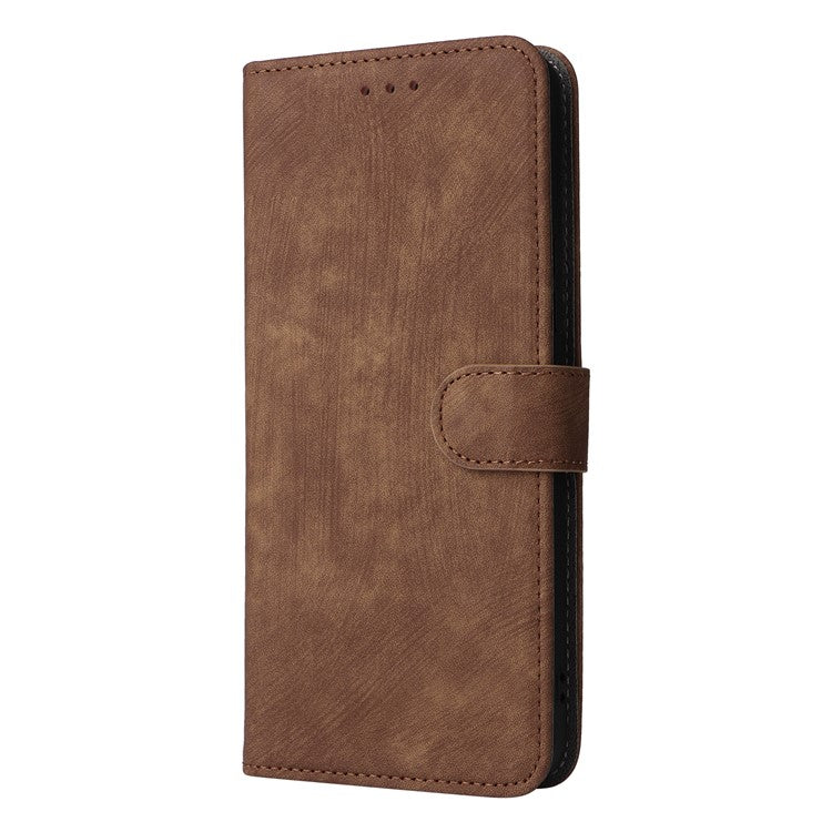 Wallet Phone Case for vivo V40 SE 5G 80W / V40 Lite (Indonesia) 4G / 5G RFID Blocking PU Leather Cover Stand View - Brown