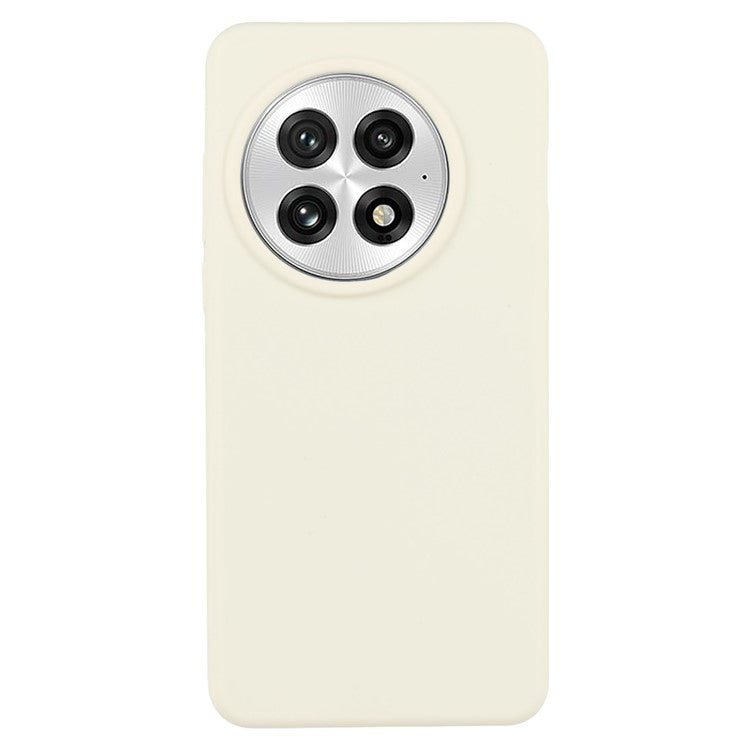 For OnePlus 13 Cell Phone Case Liquid Silicone Dropproof Cover - Beige