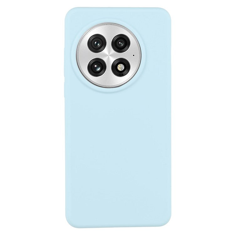 For OnePlus 13 Cell Phone Case Liquid Silicone Dropproof Cover - Baby Blue