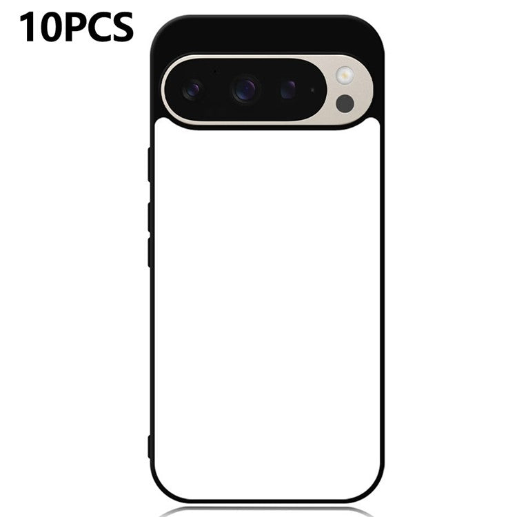 10Pcs  /  Pack For Google Pixel 9 Pro XL Case PC + TPU Phone Cover Support Heat Transfer Printing