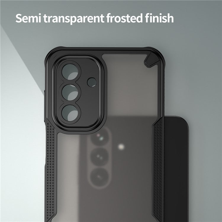 For Samsung Galaxy A26 5G Case Hybrid Frosted Phone Back Cover - Black