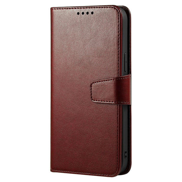 For Google Pixel 9 Pro / Pixel 9 Case Stand Card Holder Wallet Leather Phone Cover - Brown