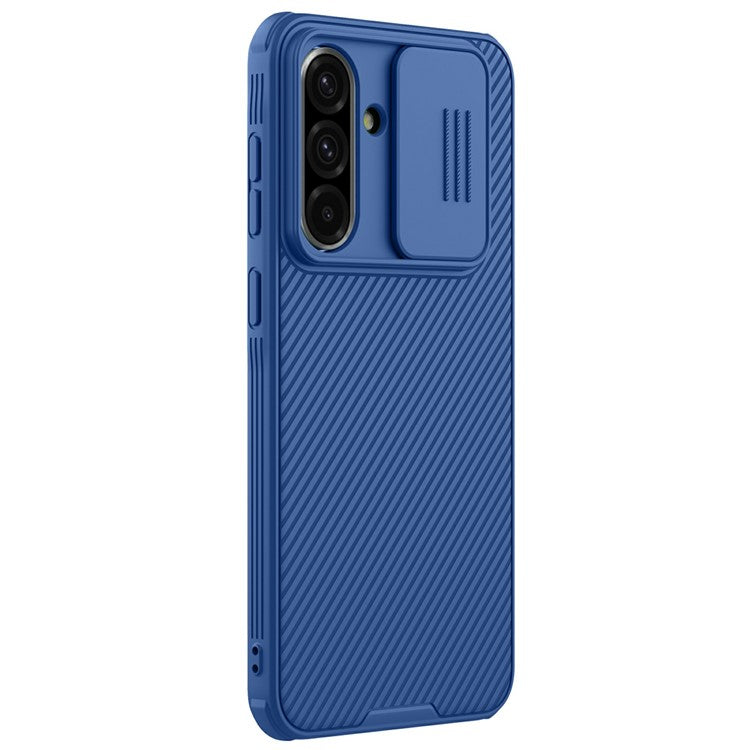 NILLKIN Camshield Pro Series for Samsung Galaxy A36 5G Case PC+TPU Slide Camera Lid Phone Cover - Blue