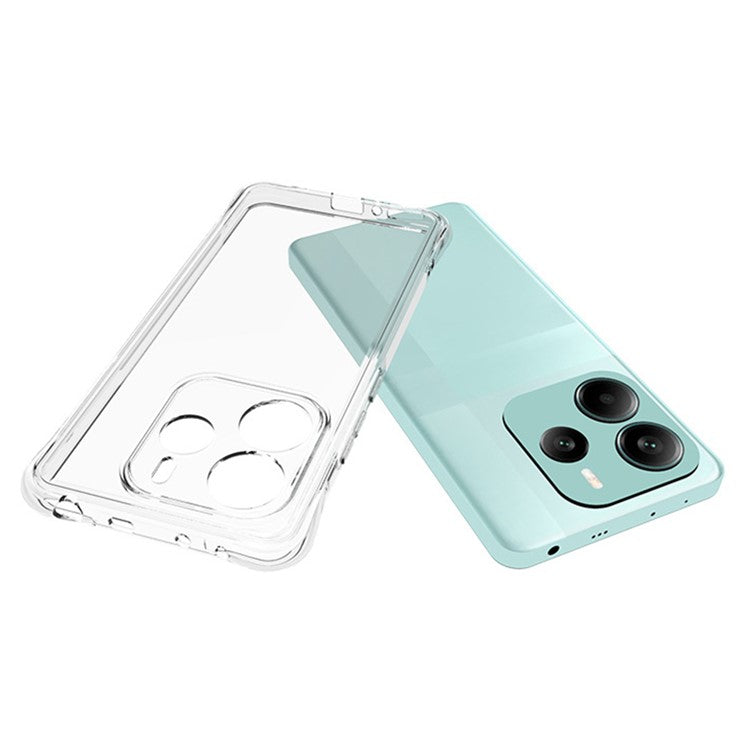 For Xiaomi Redmi Note 14 5G TPU Phone Case Non Slip Transparent Mobile Phone Cover