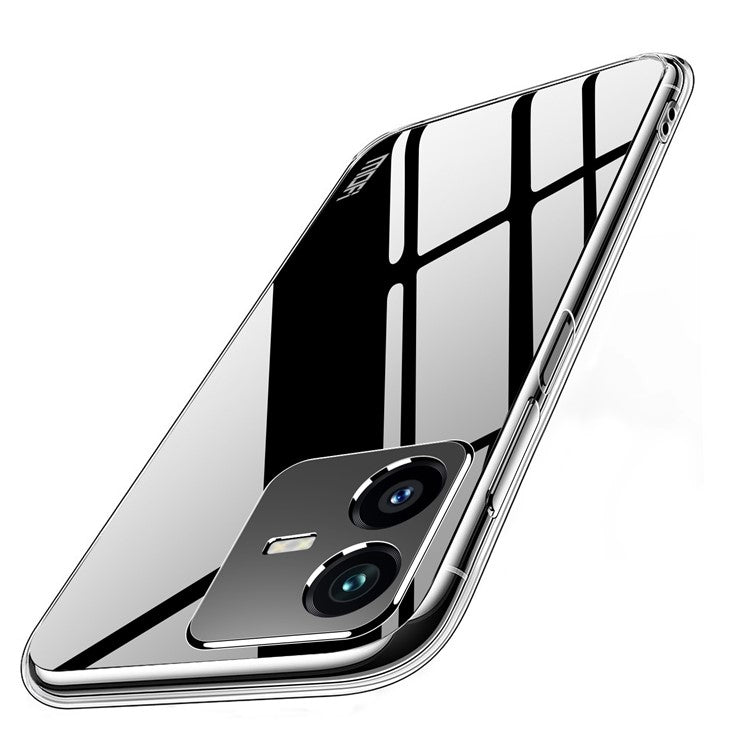 MOFI for vivo Y22 4G / Y22s 4G Not-Yellowing Protective Phone Cover, Clear Crystal TPU Shell Case