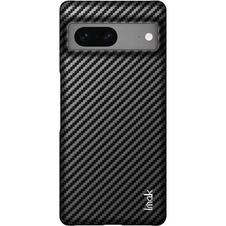 IMAK Ruiyi Series for Google Pixel 7 5G Carbon Fiber Texture PU Leather Coated PC Case Scratch-resistant Cell Phone Cover