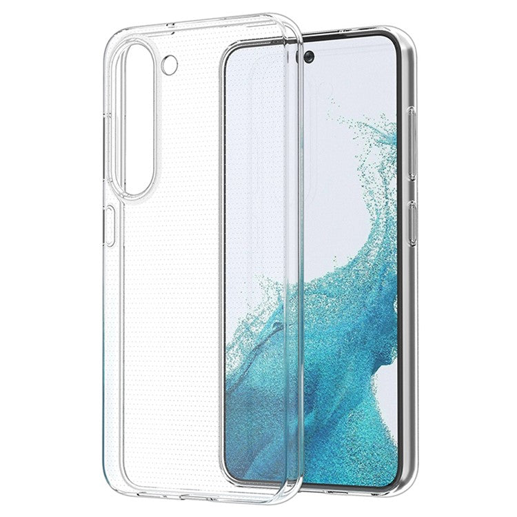 For Samsung Galaxy S23 Anti-scratch Anti-dust Phone Cover Transparent Soft TPU Ultra Thin Cell Phone Case