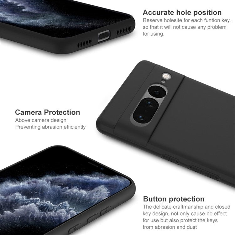 IMAK UC-3 Series for Google Pixel 7 Pro 5G Matte TPU Back Cover Anti-drop Anti-scratch Smartphone Case