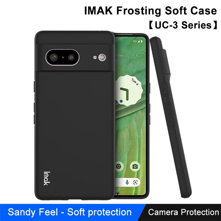 IMAK UC-3 Series for Google Pixel 7 5G Matte TPU Phone Case Fingerprint-free Anti-drop Protective Cover