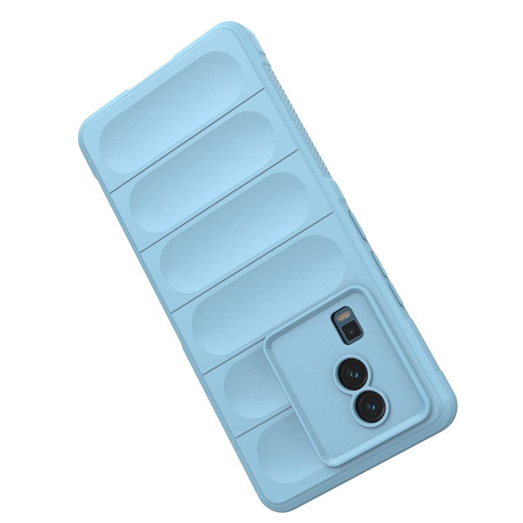 Phone Cover for vivo iQOO Neo7 5G, Soft TPU Protective Shell Cell Phone Back Protector Case - Baby Blue