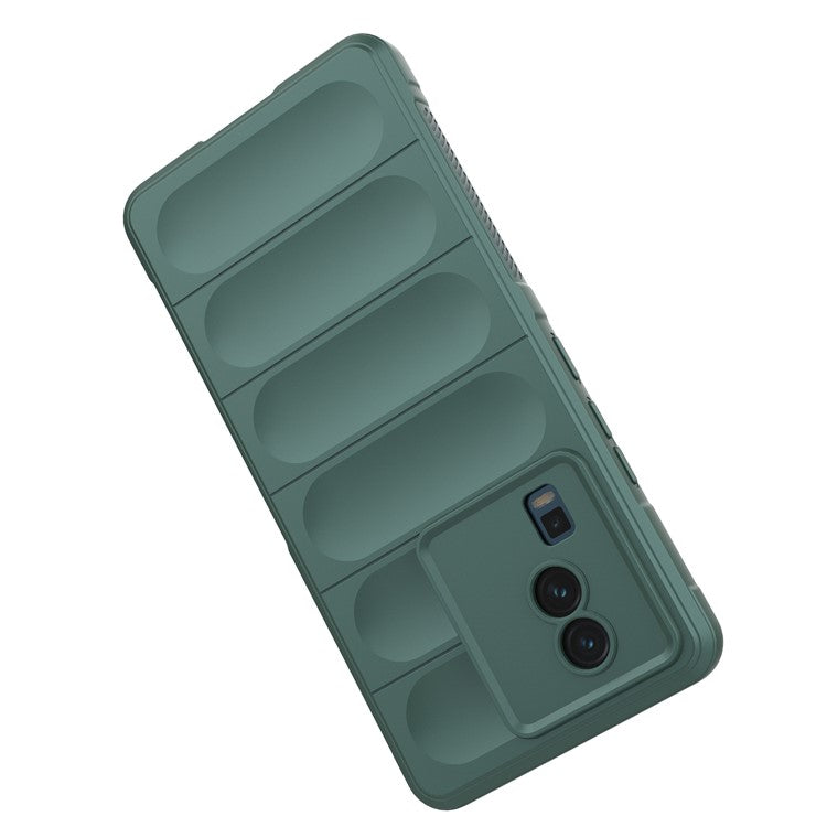 Phone Cover for vivo iQOO Neo7 5G, Soft TPU Protective Shell Cell Phone Back Protector Case - Green