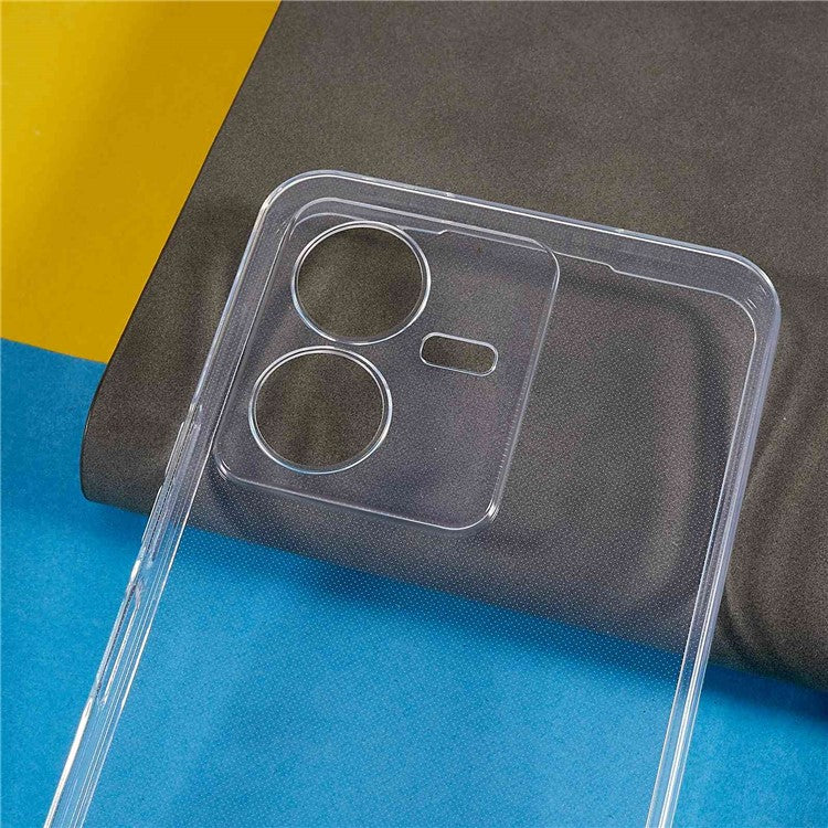 Anti-Yellowing Back Protective Case for vivo Y22s 4G, Crystal Clear Shell Lightweight TPU Phone Cover