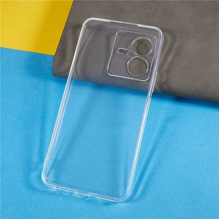 Anti-Yellowing Back Protective Case for vivo Y22s 4G, Crystal Clear Shell Lightweight TPU Phone Cover