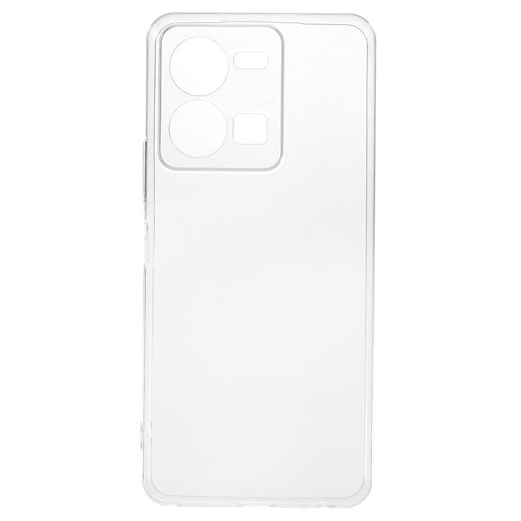 Back Protective Case for vivo Y35 4G (2022), Anti-Yellowing Crystal Clear Shell Lightweight TPU Phone Cover