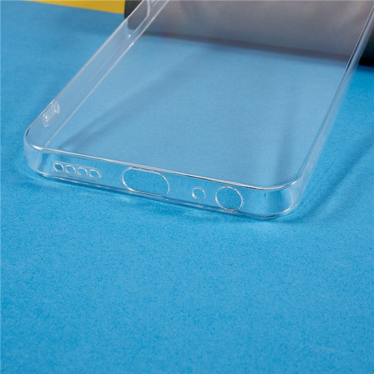 Back Protective Case for vivo Y35 4G (2022), Anti-Yellowing Crystal Clear Shell Lightweight TPU Phone Cover