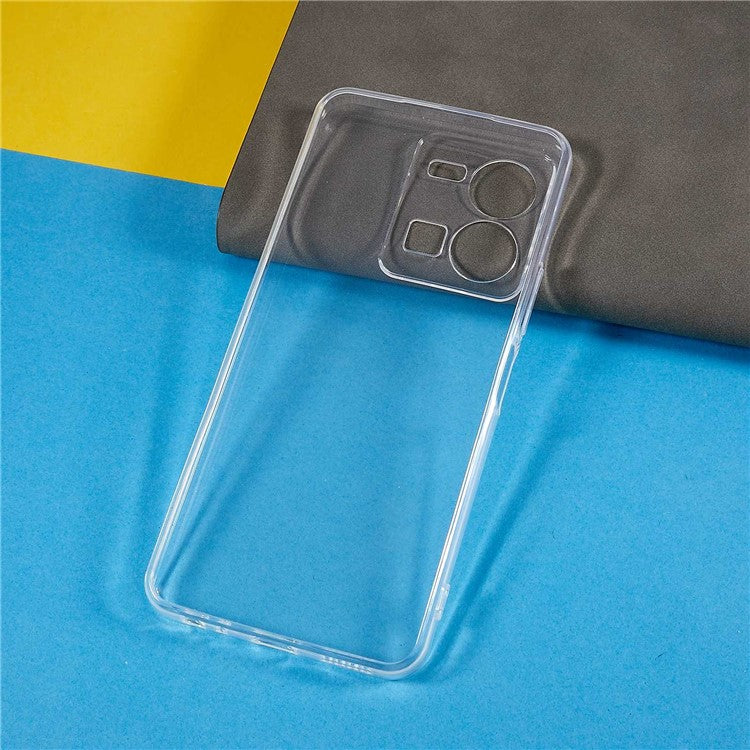 Back Protective Case for vivo Y35 4G (2022), Anti-Yellowing Crystal Clear Shell Lightweight TPU Phone Cover