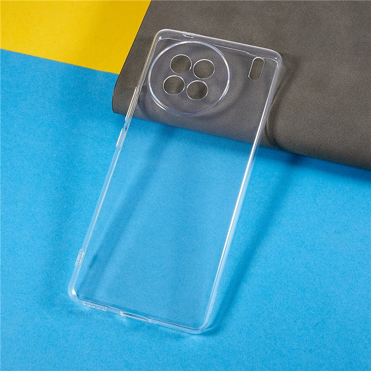 For vivo X90 5G Ultra Slim Transparent Soft TPU Protective Phone Case Anti-fall Cell Phone Cover