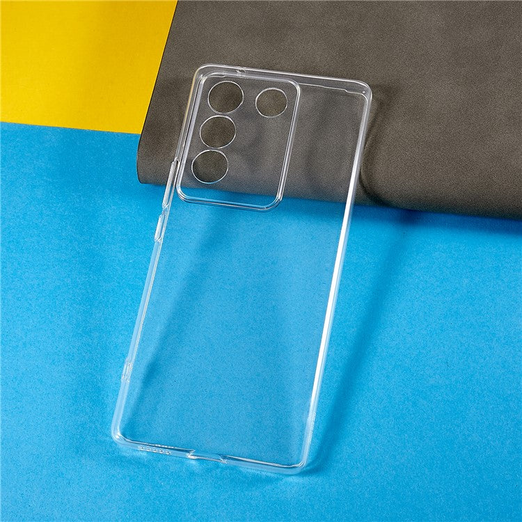 For vivo S16 / S16 Pro Soft TPU Phone Case Shock-absorbing Transparent Clear Slim Phone Cover