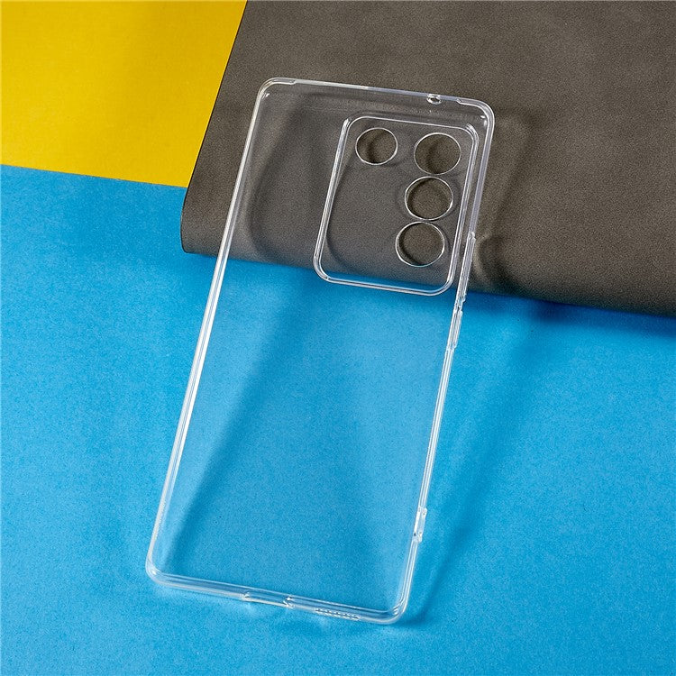 For vivo S16 / S16 Pro Soft TPU Phone Case Shock-absorbing Transparent Clear Slim Phone Cover