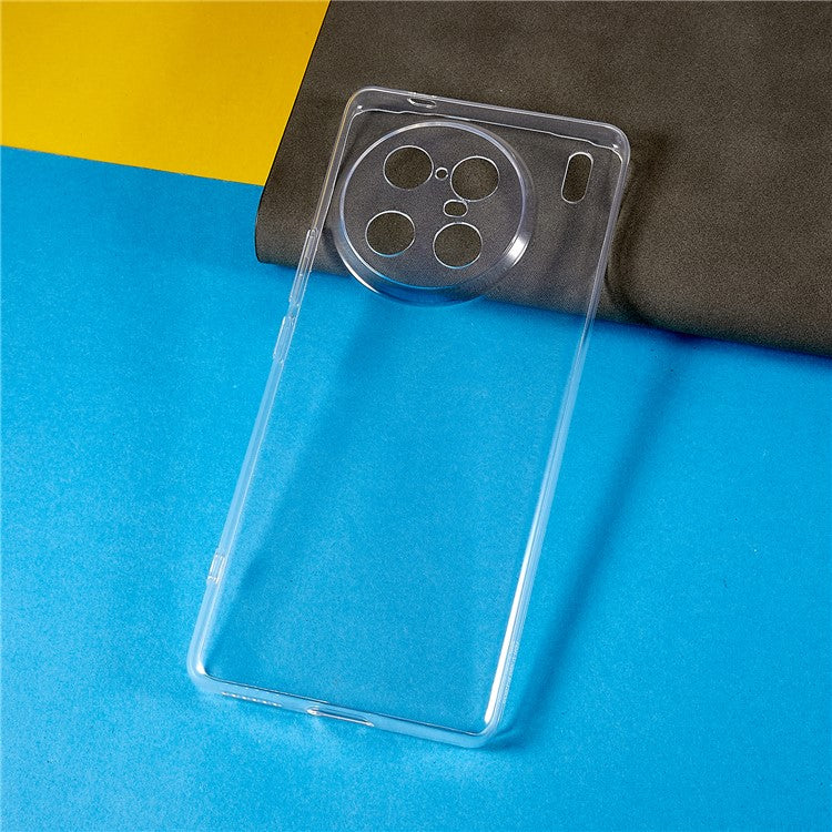 Back Shell for vivo X90 Pro+ 5G, Soft TPU Phone Case Anti-fall Transparent Clear Slim Phone Cover