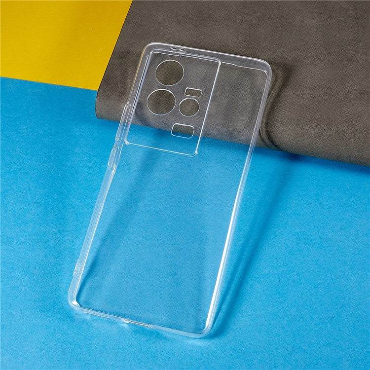 For vivo iQOO 11 5G Slim Soft TPU Shockproof Anti-Scratch Phone Case Crystal Clear Back Cover