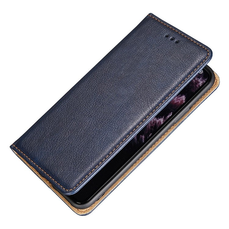 Cell Phone Cover for vivo X90 Pro 5G, Anti-Scratch Foldable Stand Wallet PU Leather Phone Case Magnetic Auto-closing Shell - Blue