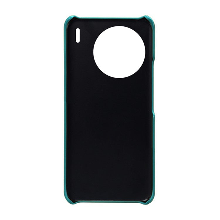 For vivo X90 Pro+ 5G Dual Card Slots Protective Phone Case PU Leather Coated Hard PC Anti-shock Back Cover - Green