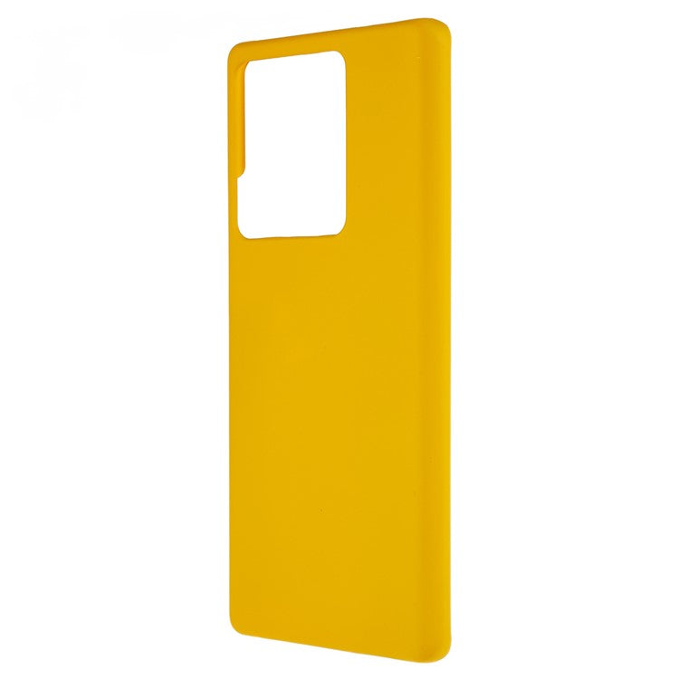 For vivo iQOO 10 Pro 5G Hard Plastic Rubberized Glossy Phone Case Back Protector Cell Phone Cover - Yellow