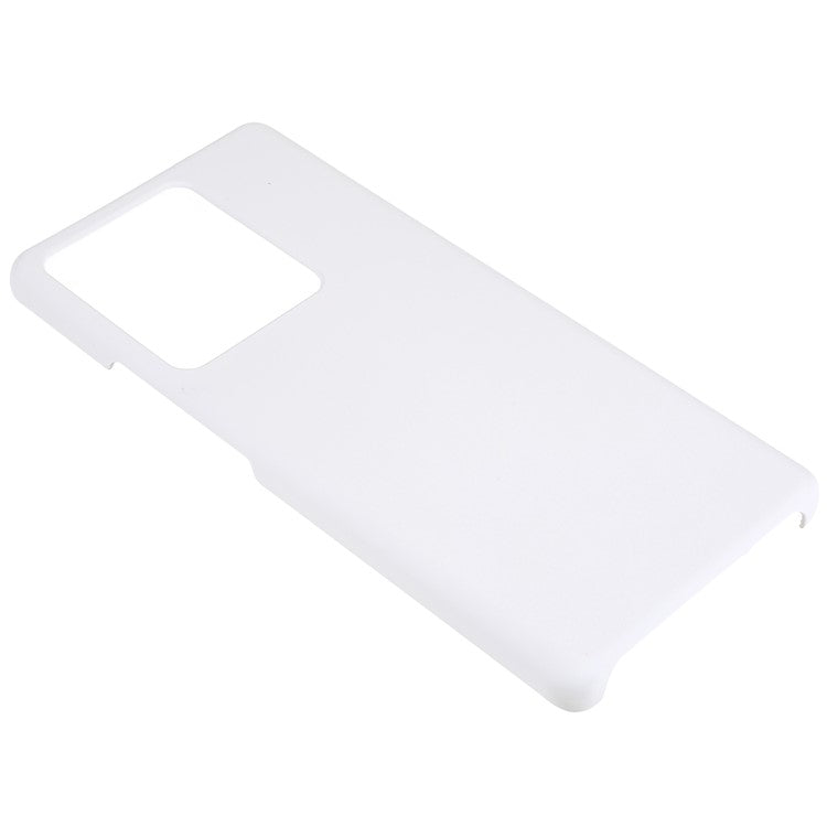 For vivo iQOO 10 Pro 5G Hard Plastic Rubberized Glossy Phone Case Back Protector Cell Phone Cover - White