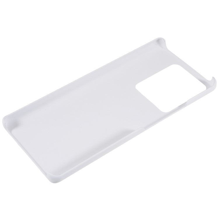 For vivo iQOO 10 Pro 5G Hard Plastic Rubberized Glossy Phone Case Back Protector Cell Phone Cover - White