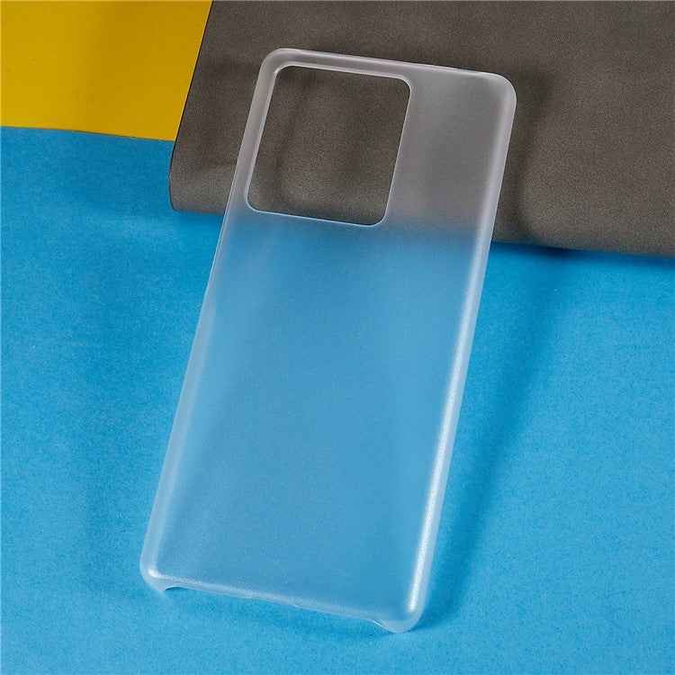 For vivo iQOO 10 Pro 5G Hard Plastic Rubberized Glossy Phone Case Back Protector Cell Phone Cover - Transparent