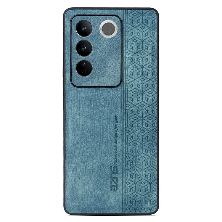 AZNS For vivo S16e 5G Imprinted Pattern Phone Case Bump Proof PU Leather Coated TPU Back Cover - Green