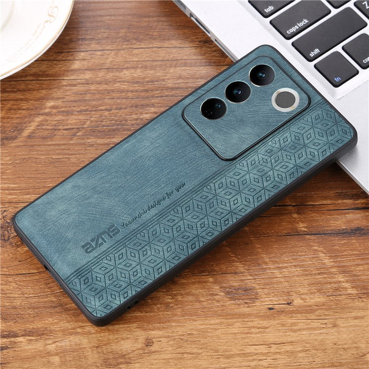 AZNS For vivo S16e 5G Imprinted Pattern Phone Case Bump Proof PU Leather Coated TPU Back Cover - Green