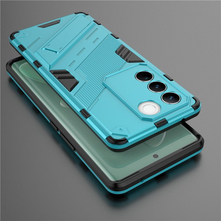 Mobile Phone Cover For vivo S16 Pro, Kickstand Protective Anti-scratch Phone Case - Baby Blue