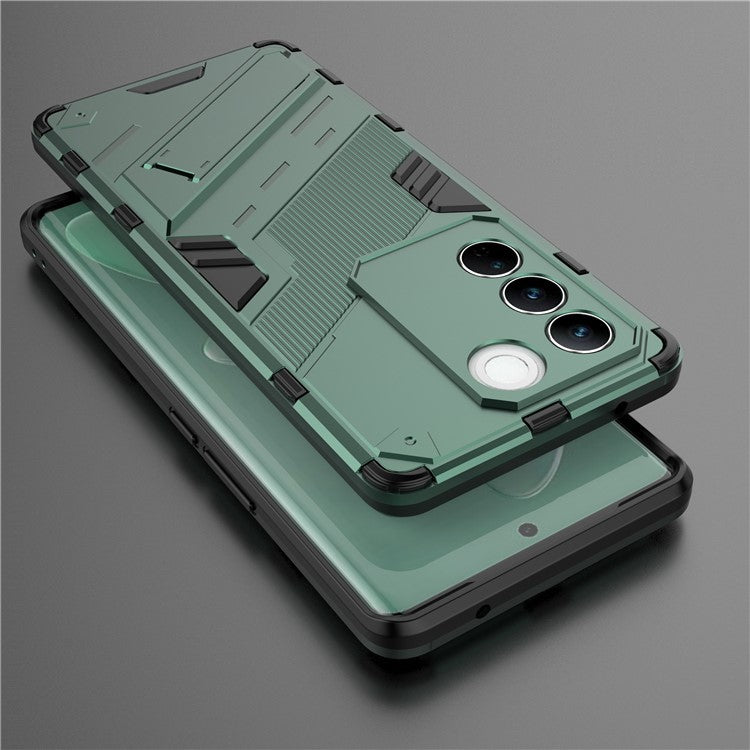 Mobile Phone Cover For vivo S16 Pro, Kickstand Protective Anti-scratch Phone Case - Green