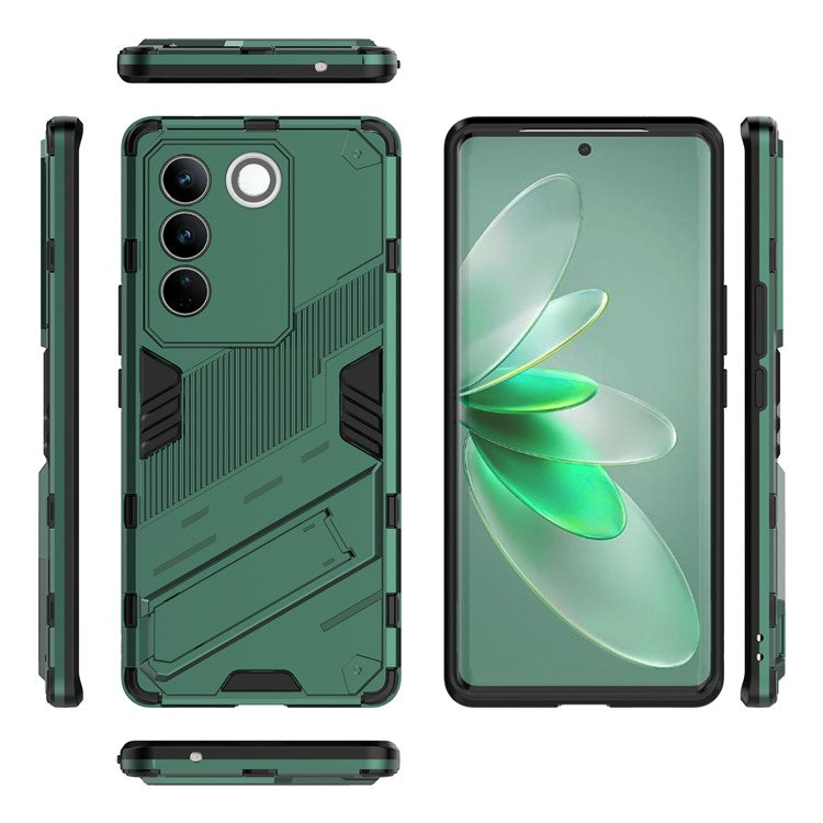 Mobile Phone Cover For vivo S16 Pro, Kickstand Protective Anti-scratch Phone Case - Green