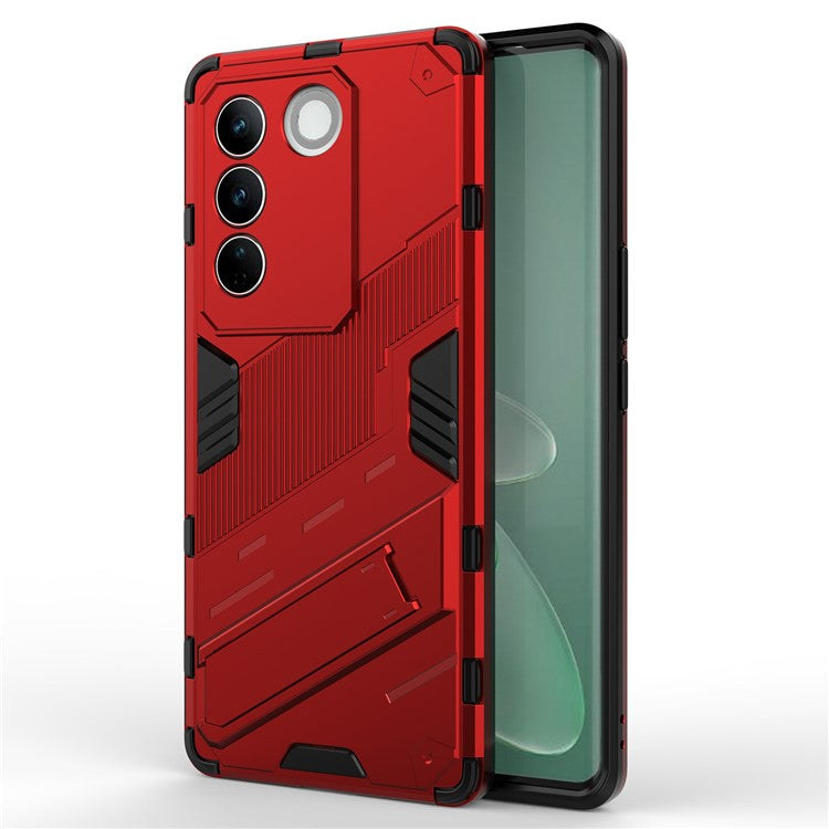 Mobile Phone Cover For vivo S16 Pro, Kickstand Protective Anti-scratch Phone Case - Red