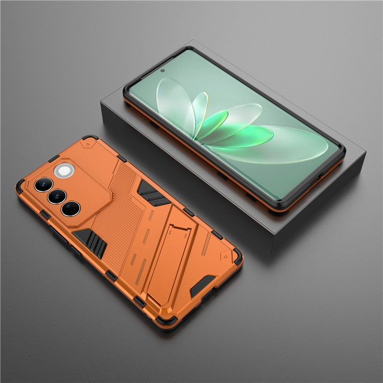 Mobile Phone Cover For vivo S16 Pro, Kickstand Protective Anti-scratch Phone Case - Orange